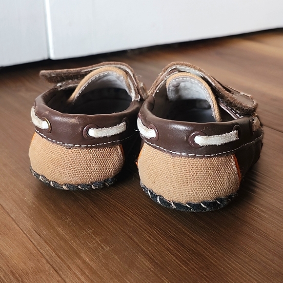 Pediped Originals Naples Brown Shoes for Baby - Picture 3 of 8